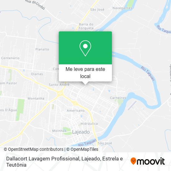 Dallacort Lavagem Profissional mapa