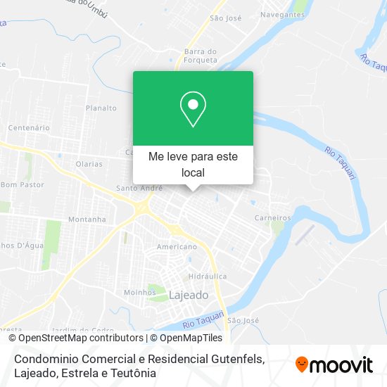 Condominio Comercial e Residencial Gutenfels mapa