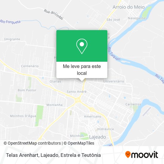 Telas Arenhart mapa