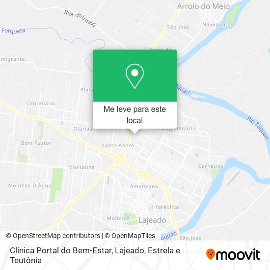 Clínica Portal do Bem-Estar mapa