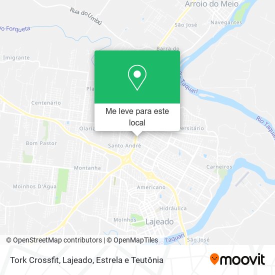 Tork Crossfit mapa