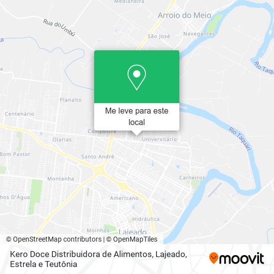 Kero Doce Distribuidora de Alimentos mapa