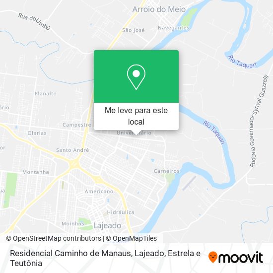 Residencial Caminho de Manaus mapa