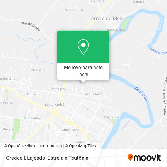 Credcell mapa