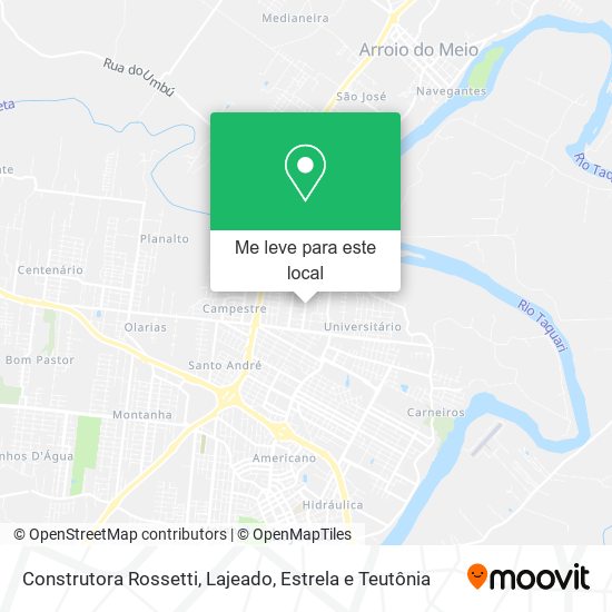 Construtora Rossetti mapa