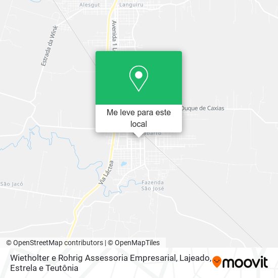 Wietholter e Rohrig Assessoria Empresarial mapa