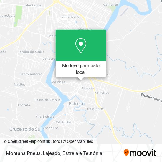 Montana Pneus mapa
