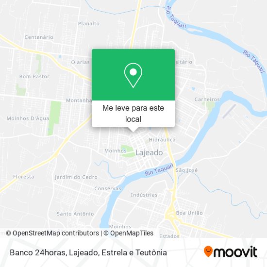 Banco 24horas mapa