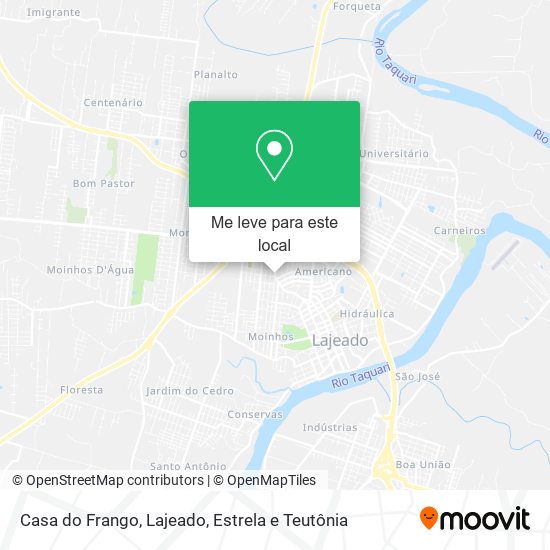 Casa do Frango mapa