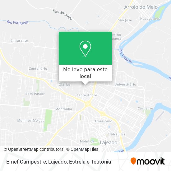 Emef Campestre mapa