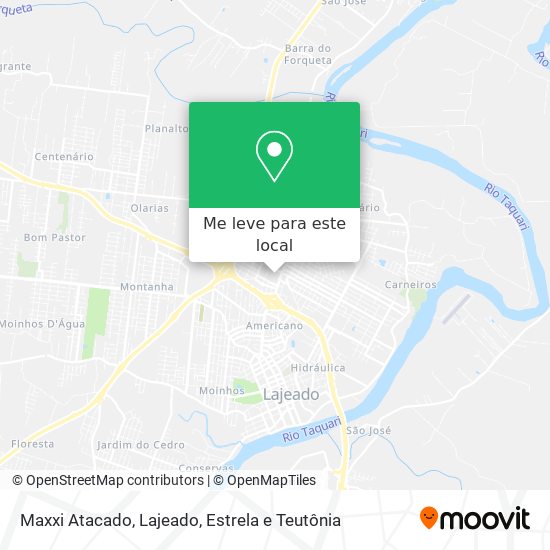 Maxxi Atacado mapa
