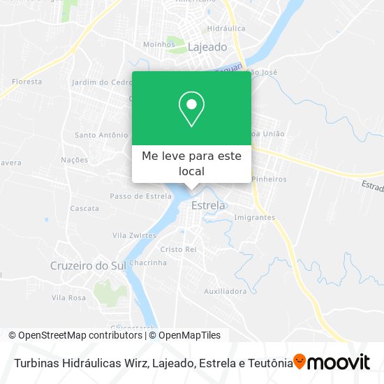 Turbinas Hidráulicas Wirz mapa