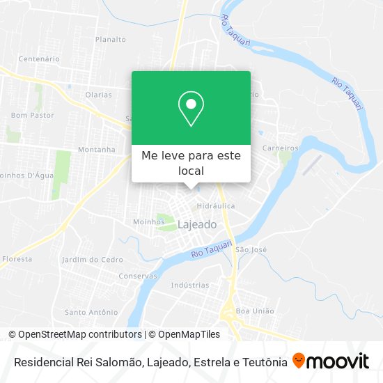 Residencial Rei Salomão mapa