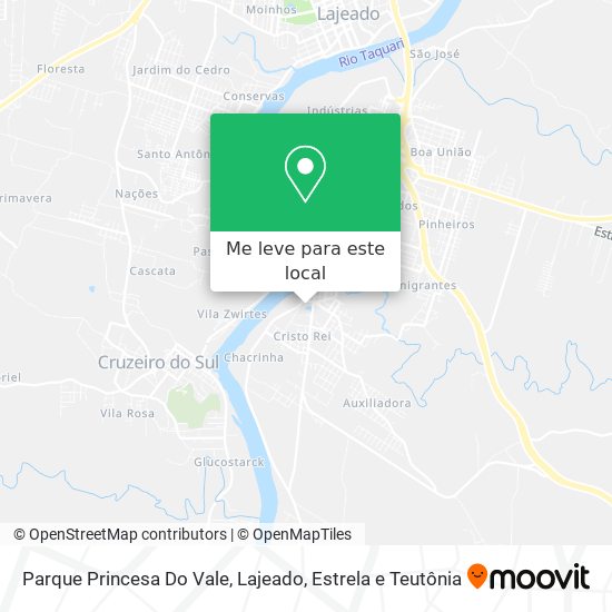Parque Princesa Do Vale mapa