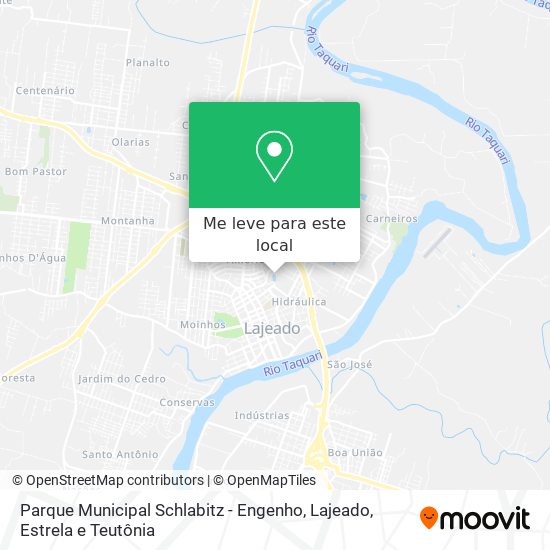 Parque Municipal Schlabitz - Engenho mapa