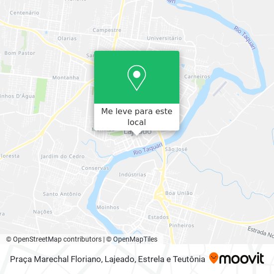 Praça Marechal Floriano mapa
