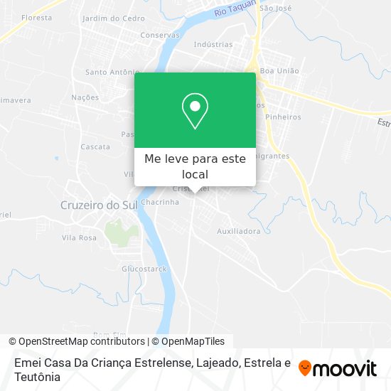 Emei Casa Da Criança Estrelense mapa