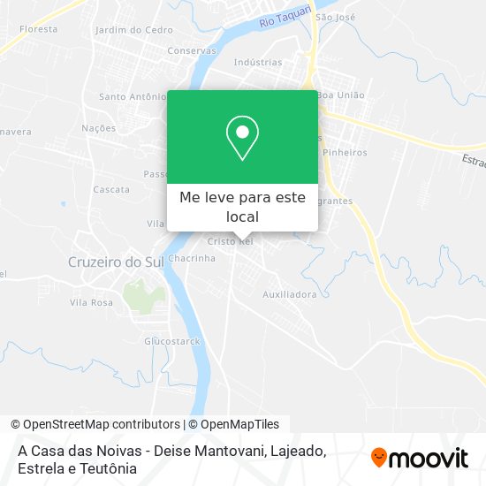 A Casa das Noivas - Deise Mantovani mapa