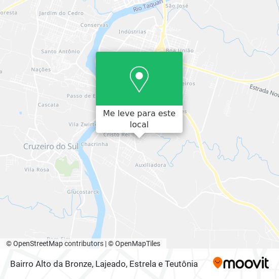 Bairro Alto da Bronze mapa