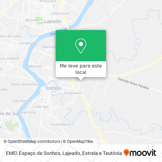 EMEI Espaço de Sonhos mapa