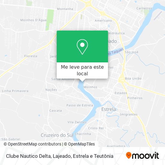 Clube Nautico Delta mapa