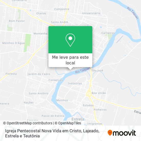 Igreja Pentecostal Nova Vida em Cristo mapa