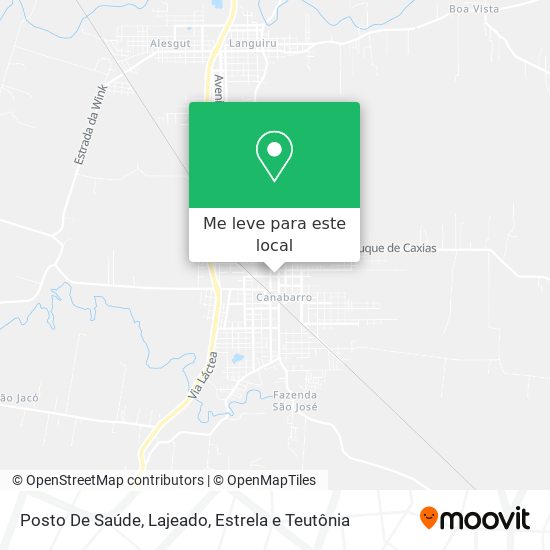 Posto De Saúde mapa