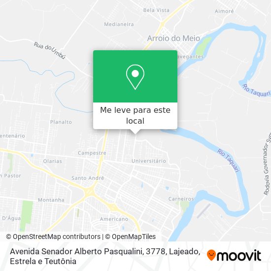 Avenida Senador Alberto Pasqualini, 3778 mapa