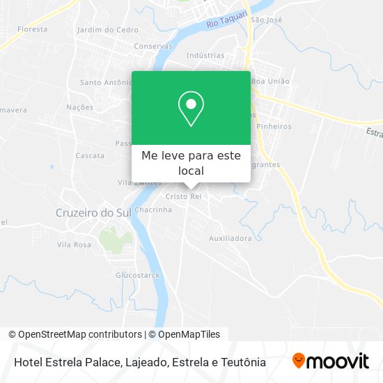 Hotel Estrela Palace mapa