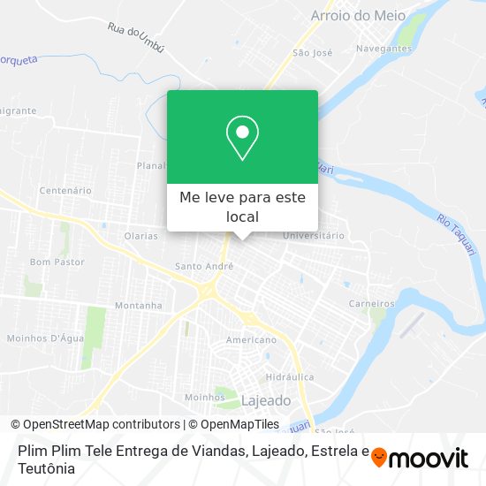 Plim Plim Tele Entrega de Viandas mapa