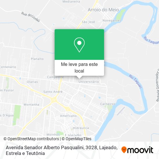 Avenida Senador Alberto Pasqualini, 3028 mapa