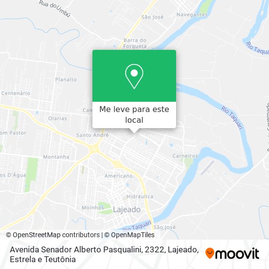 Avenida Senador Alberto Pasqualini, 2322 mapa