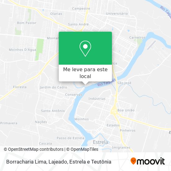 Borracharia Lima mapa