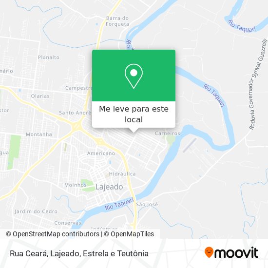 Rua Ceará mapa