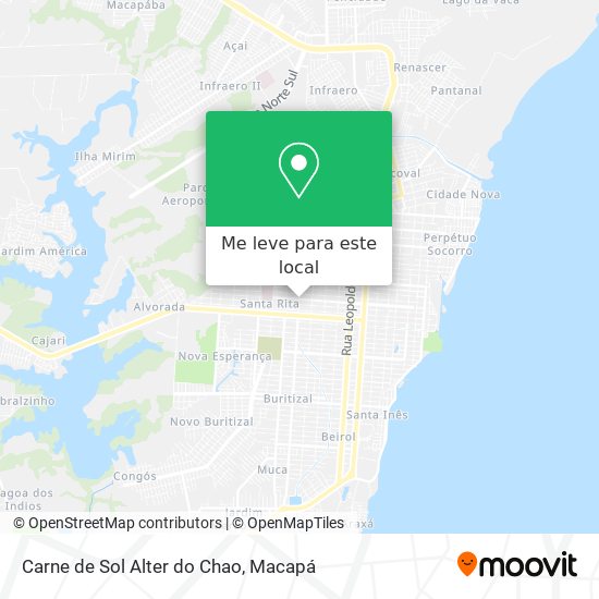Carne de Sol Alter do Chao mapa