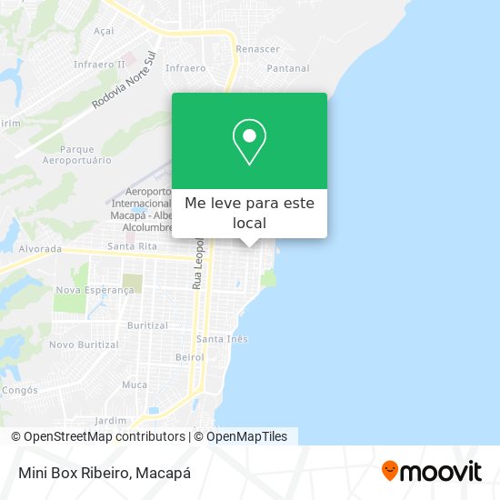 Como chegar até Mini Box Ribeiro em Macapá de Ônibus?