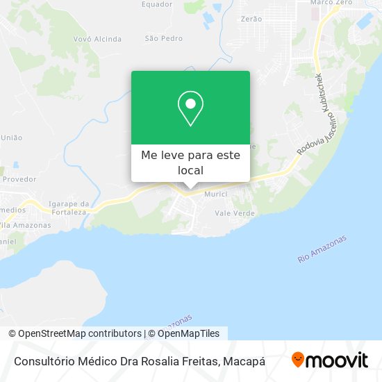 Consultório  Médico  Dra Rosalia Freitas mapa