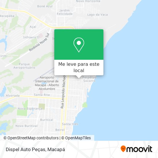 Dispel Auto Peças mapa