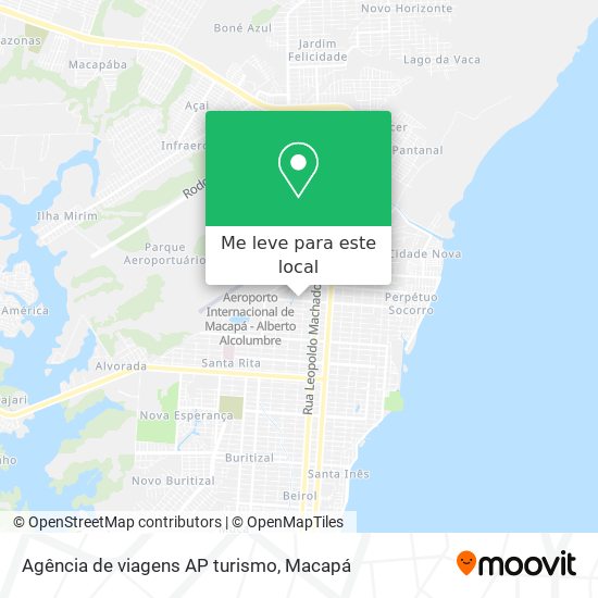 Agência de viagens AP turismo mapa