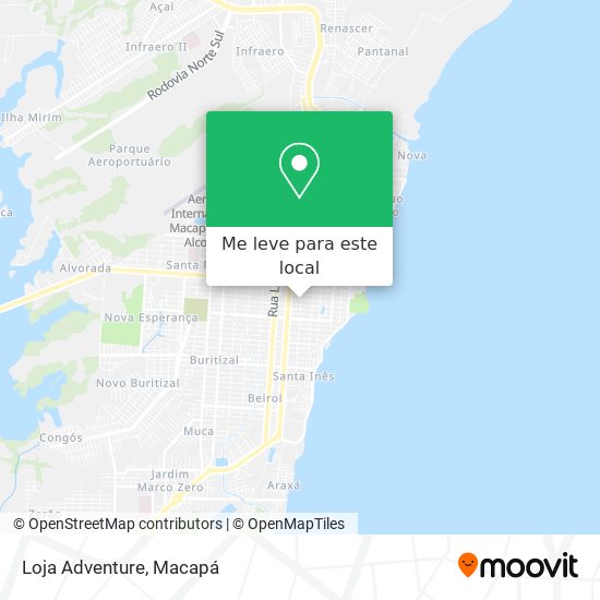 Loja Adventure mapa
