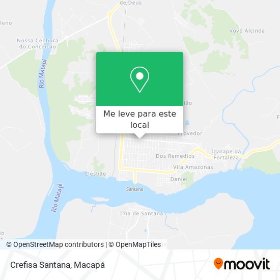 Crefisa Santana mapa