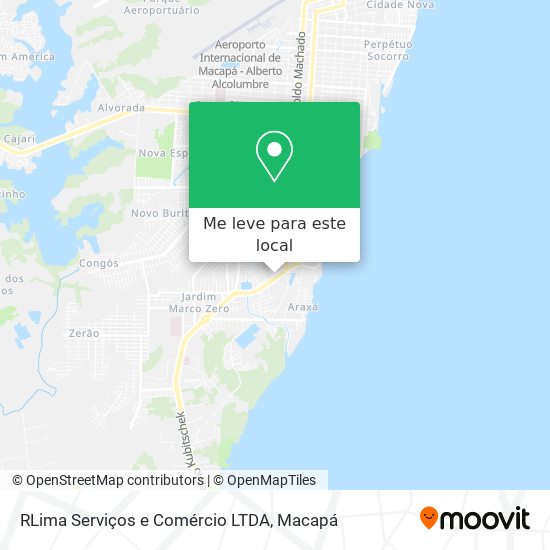 RLima Serviços e Comércio LTDA mapa