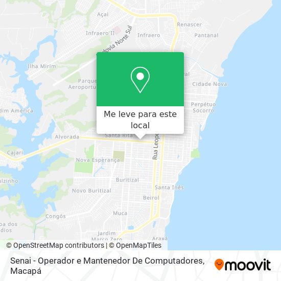 Senai - Operador e Mantenedor De Computadores mapa