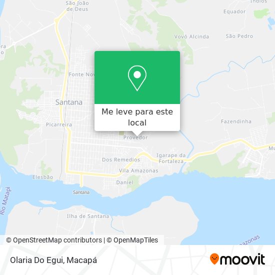 Olaria Do Egui mapa