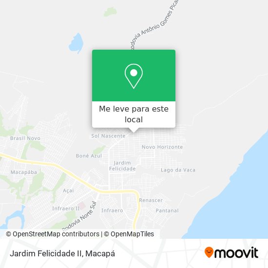 Jardim Felicidade II mapa