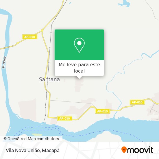 Vila Nova União mapa