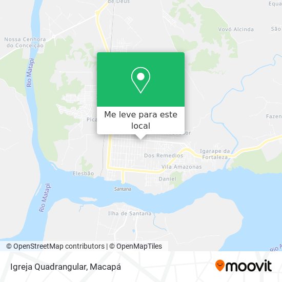 Igreja Quadrangular mapa