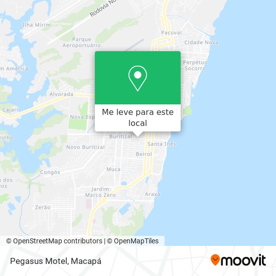 Pegasus Motel mapa