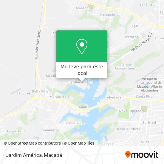 Jardim América mapa