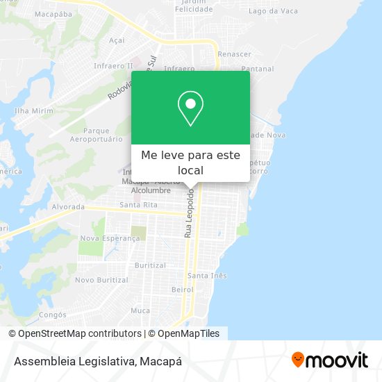 Assembleia Legislativa mapa